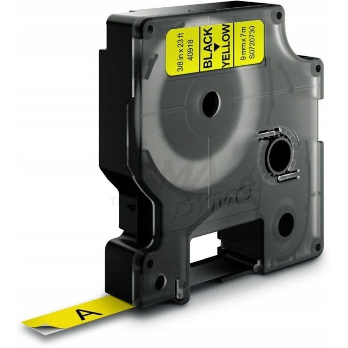 Páska 9mm/7m černá žlutá 5040918 S0720730