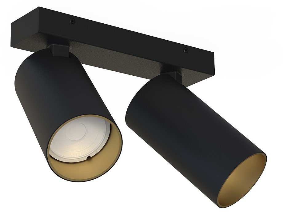 Stropní svítidlo spot reflektor Mono 2 lustr stropní svítidlo tuba černá led