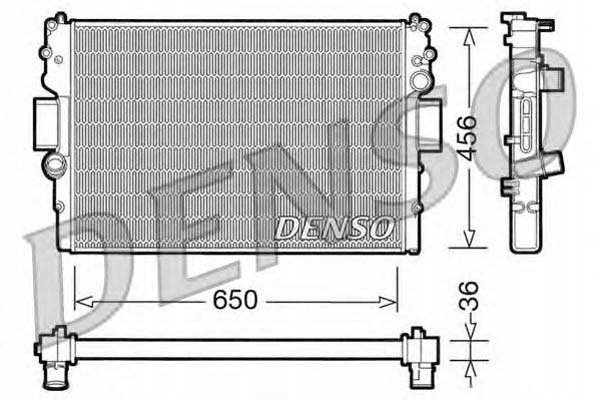 DENSO CHŁODNICA SILNIKA IVECO DAILY III DAILY IV 2 Producent części Denso