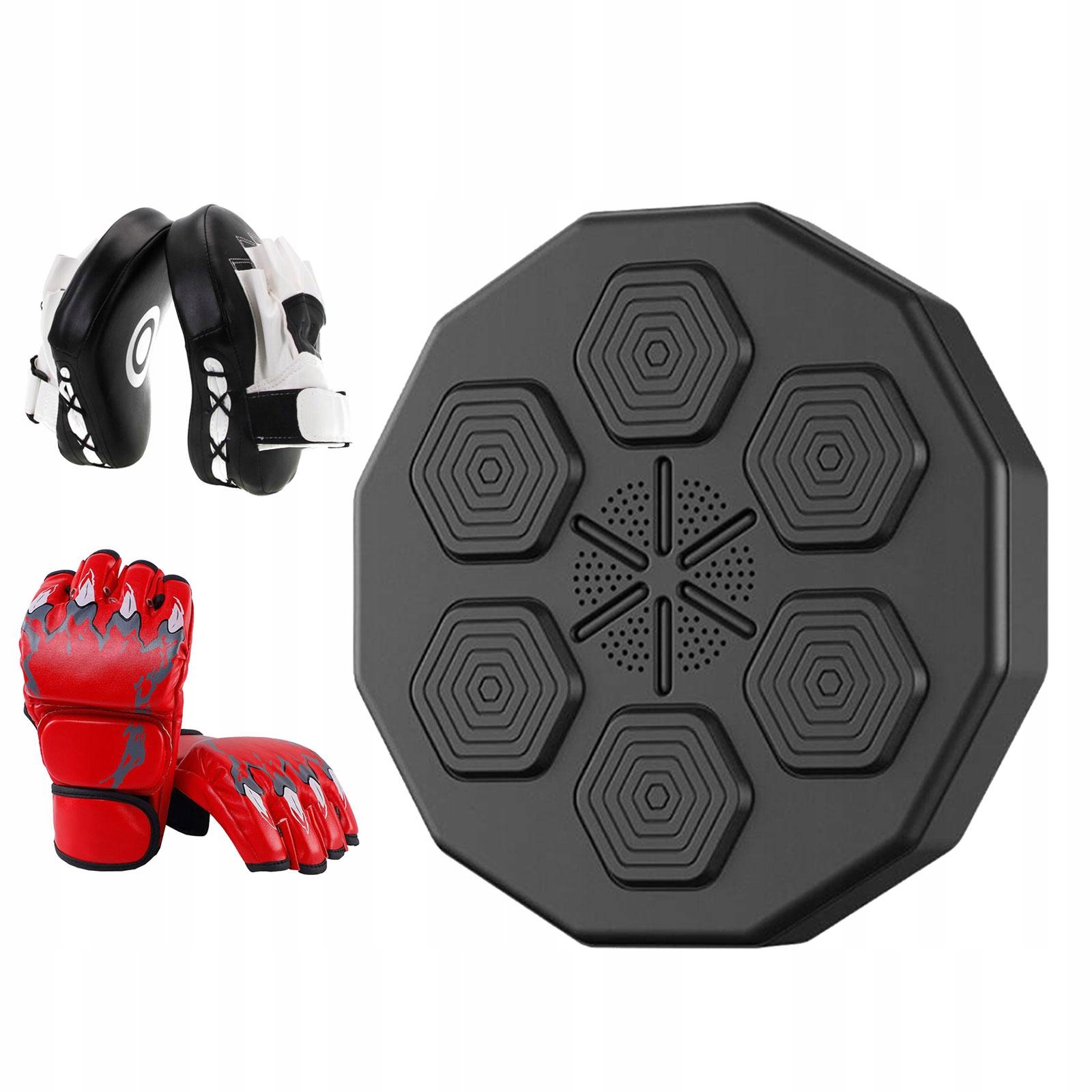 Music Boxing Machine Boxing Trainer Practice Adults Music Boxing Wall Red