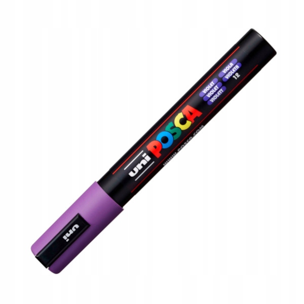 

Marker Uni Posca PC-5M fioletowy (12)