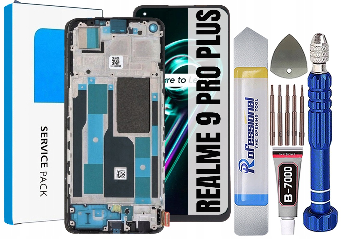 Displej Pro Realme 9 Pro Plus Originál Oem Obrazovka Rámeček