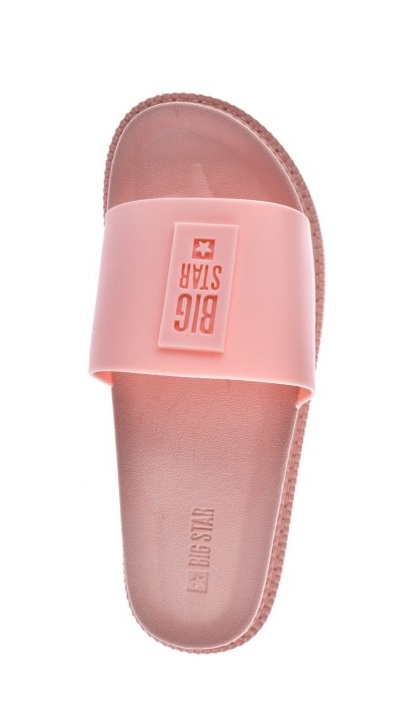 KLAPKI DAMSKIE RÓŻOWE NA PLATFORMIE BASEN PLAŻA BIG STAR LL274425 Marka Big Star