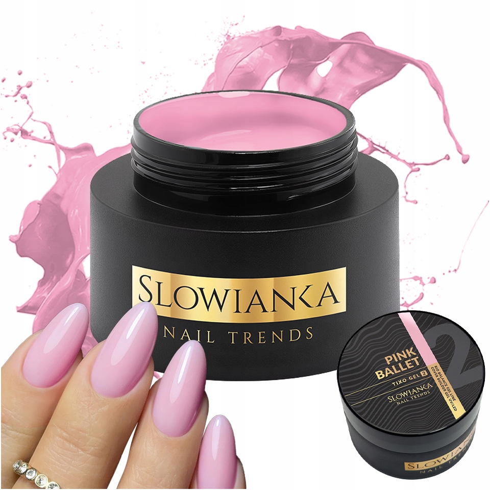 Żel Budujący Do Paznokci Thixotropic Gel 02 Pink Ballet Róż