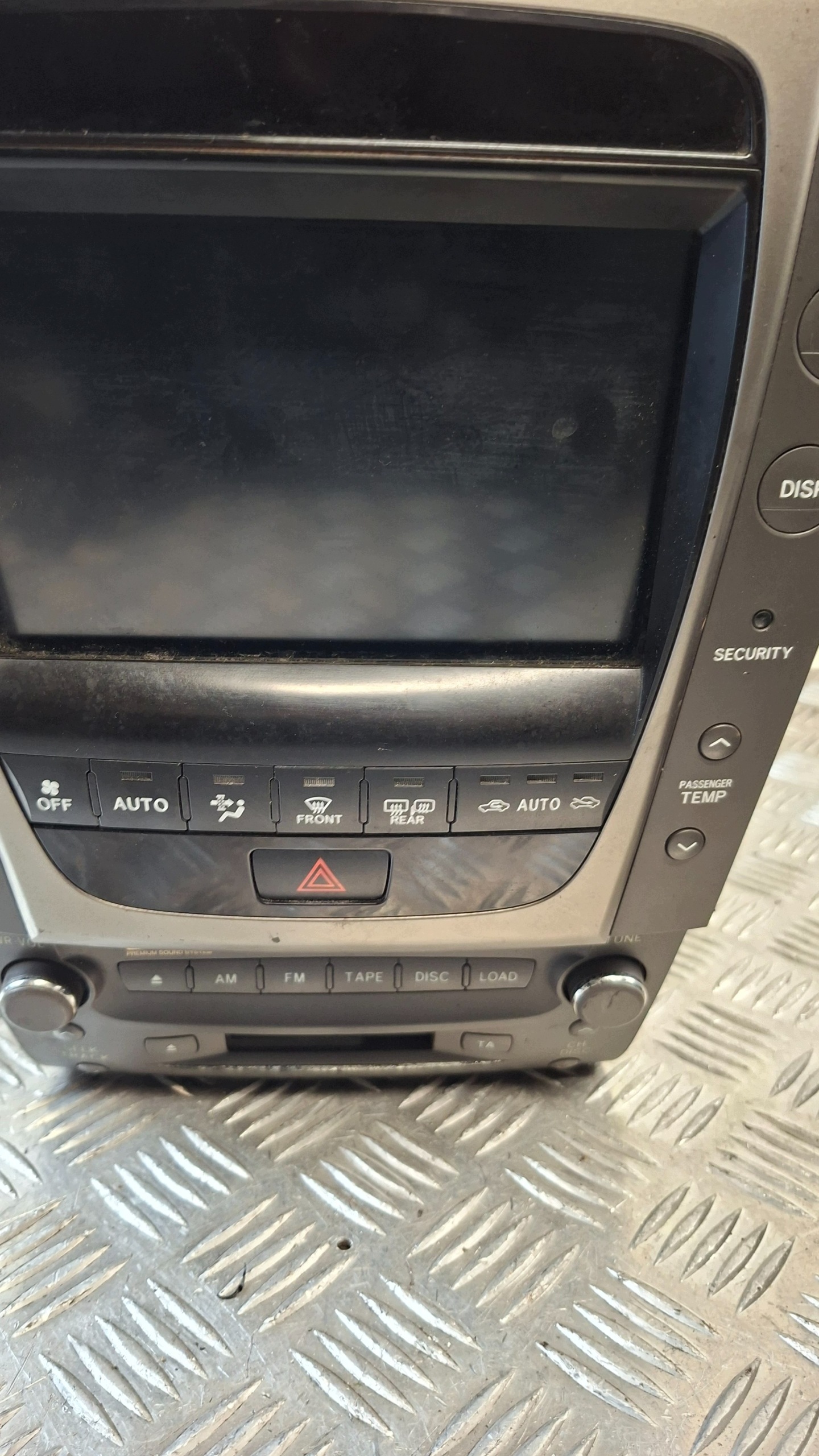 PANEL BOCCHETTE Schermo LEXUS GS300