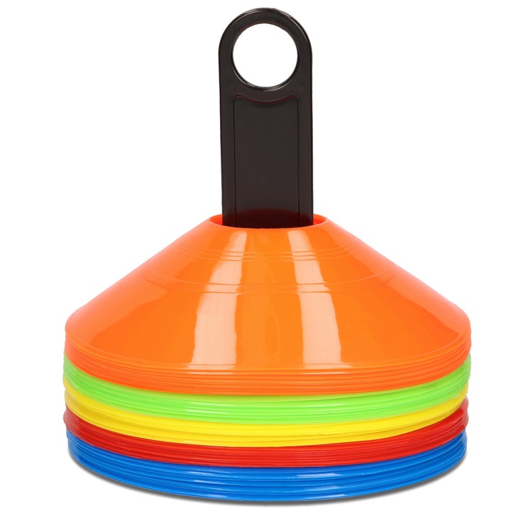 

Pachołki Treningowe Zestaw 50szt 5Kolorów Worek