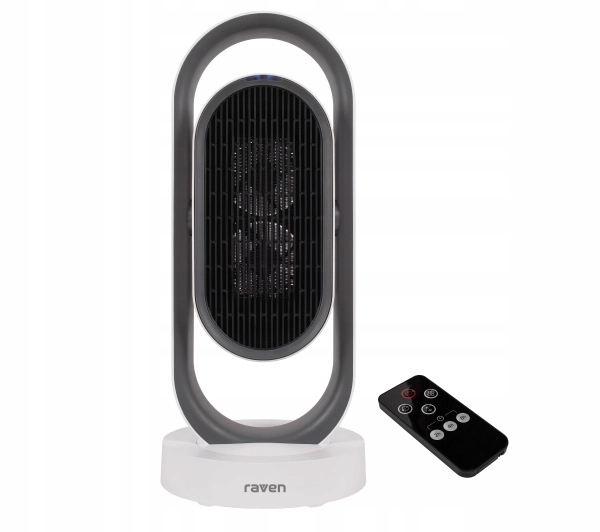Raven ETW007W Obrotowa podstawa 1800W Ceramiczny element grzejny