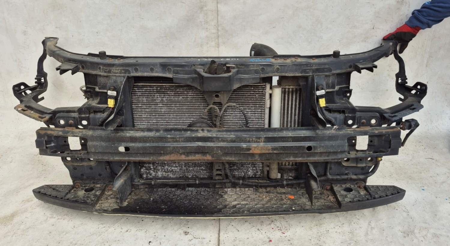 HYUNDAI I30 and CRDI 07- front body wall front pillar iron radiator