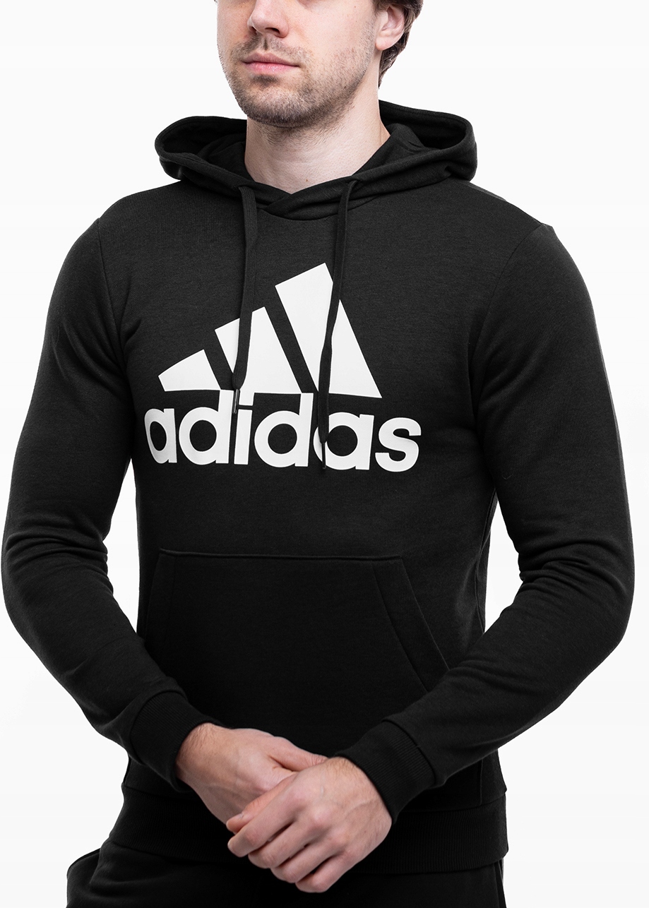 adidas pánská mikina s kapucí sportovní bavlněná pohodlná teplá vel