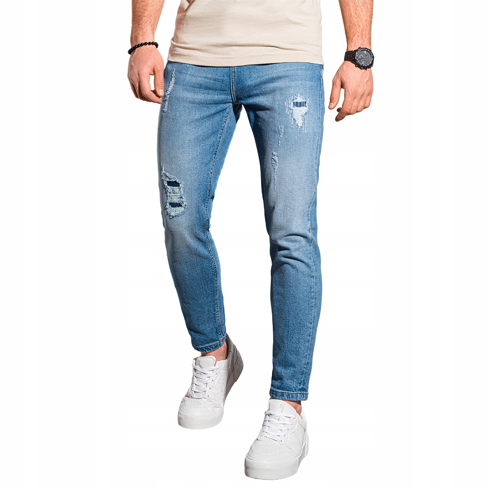 

Spodnie męskie jeansowe P938 niebieskie XL