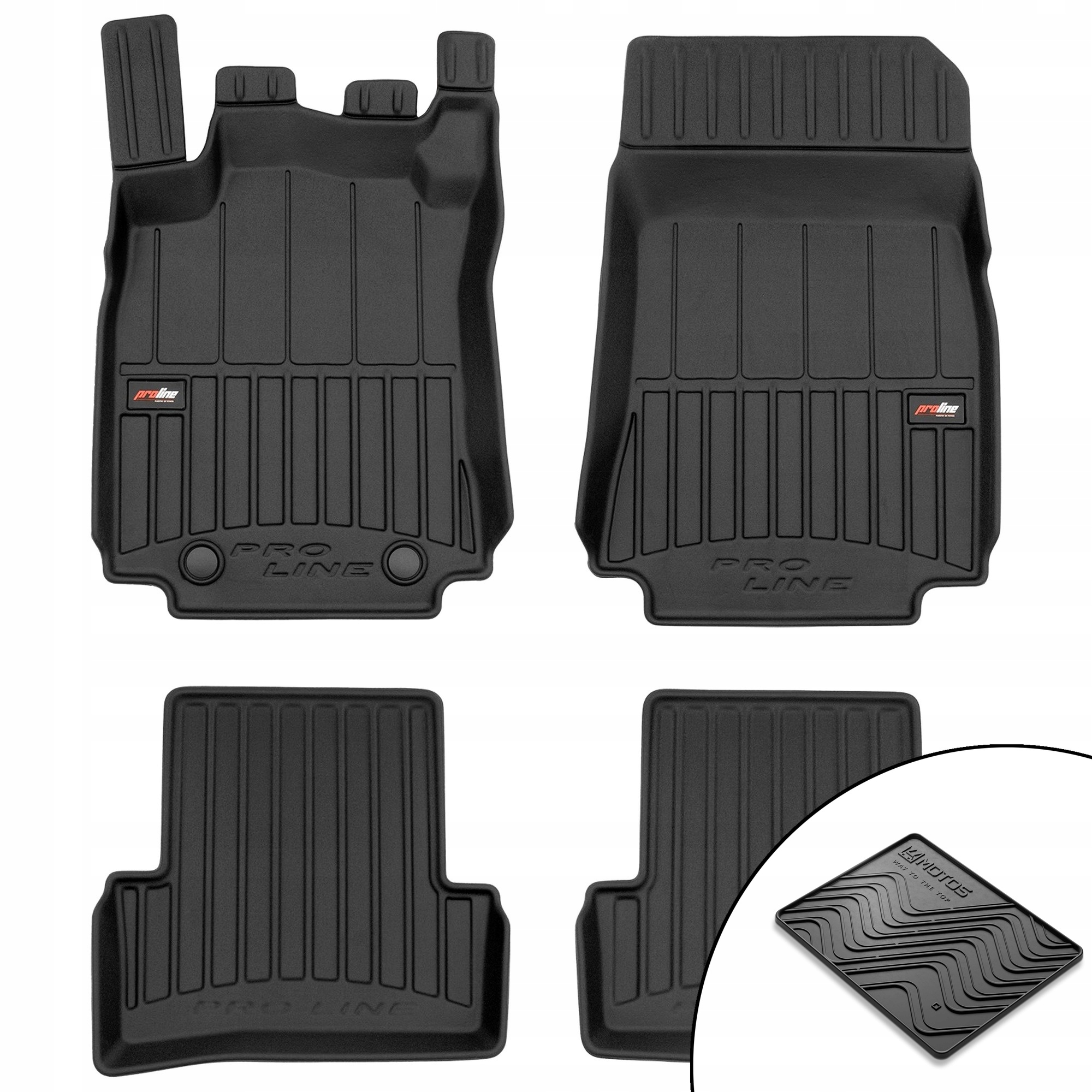 3D gumové koberce Renault Modus 2004-2012 podložka bonus
