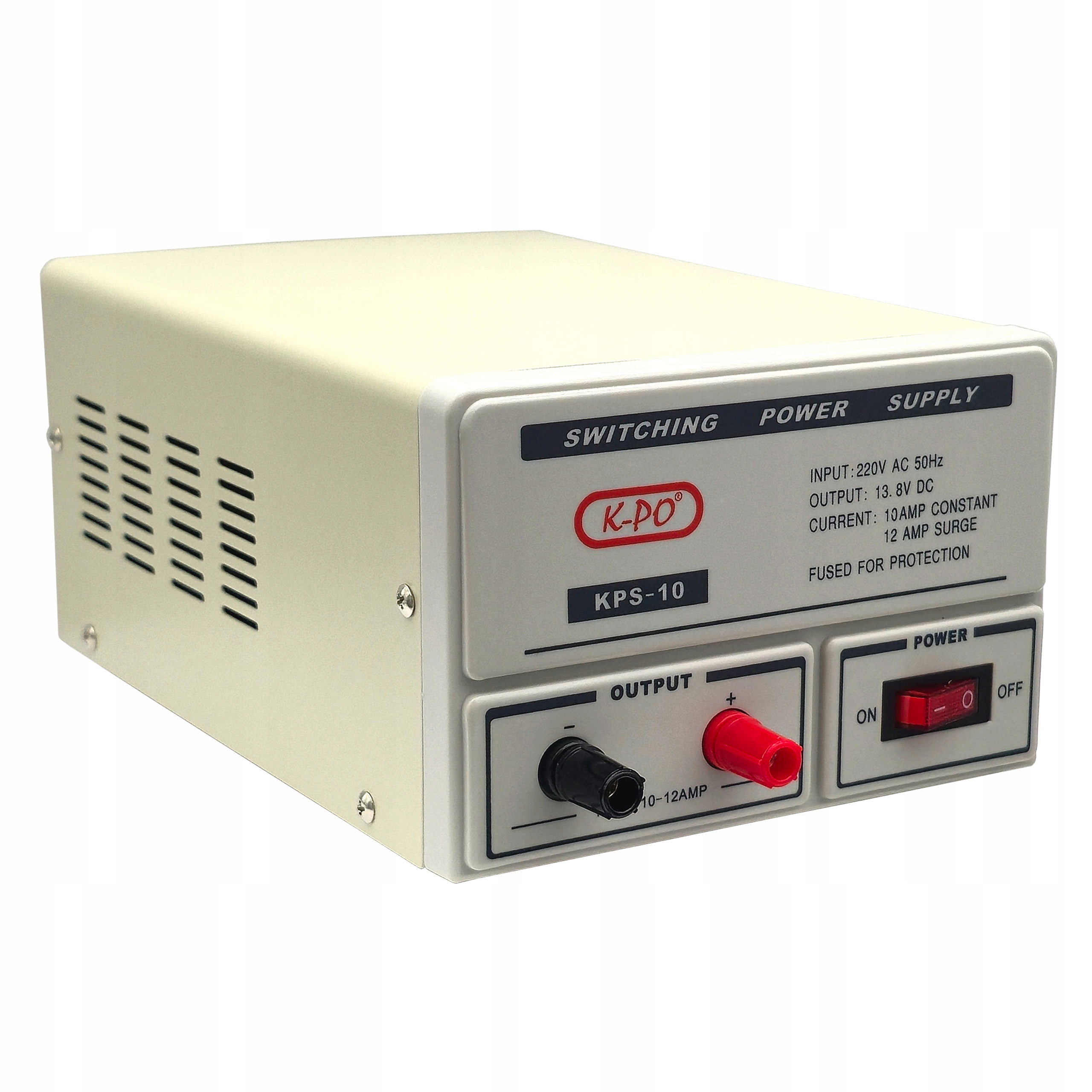 K-po KPS10 Stabilizovaný Napájecí Zdroj 13,8V 10/12A Kf/cb