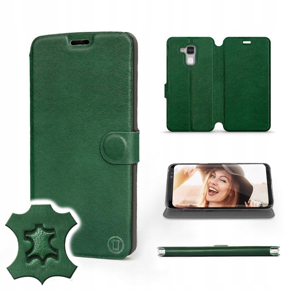 

Etui Mobiwear do Huawei Honor 7 Lite Green Leather