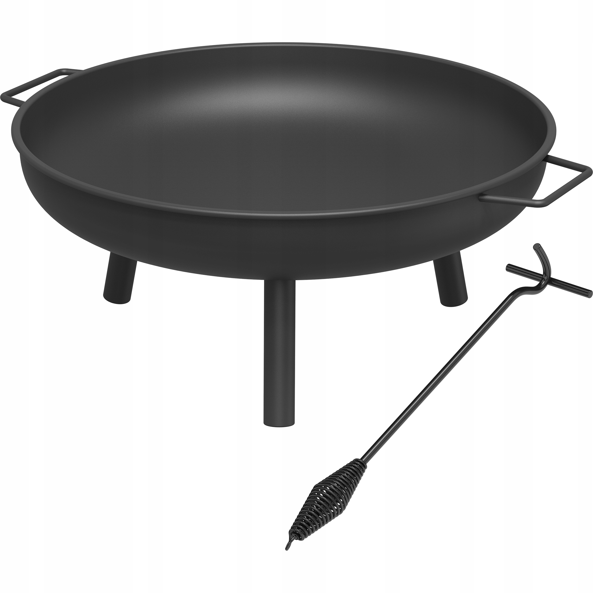 Sada ohniště fi 58 cm a pohrabáč-držák na kotlík nebo víko