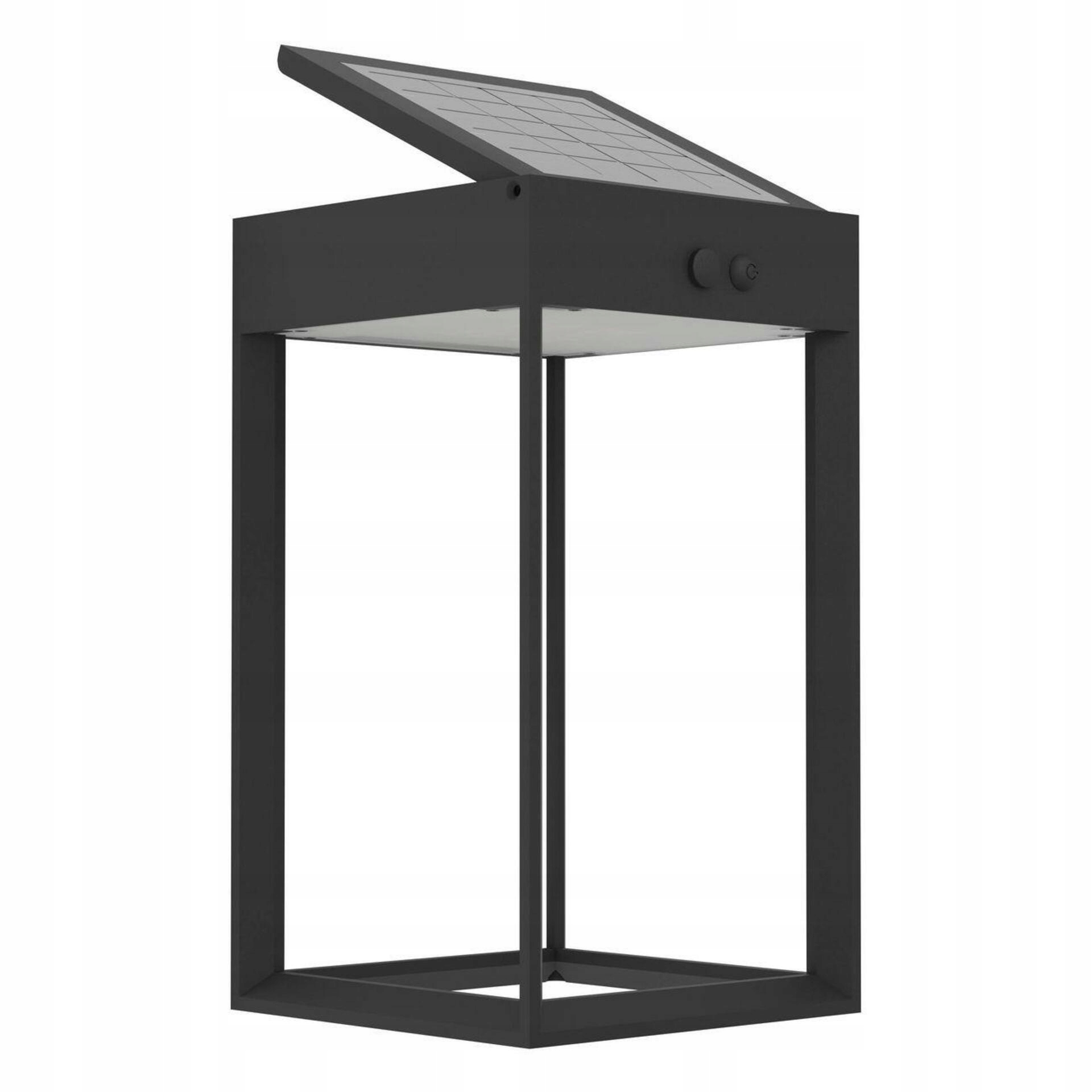 Solární nástěnné svítidlo Eglo Suzzara 6W 800lm IP44 černé