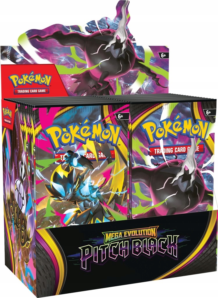Pokémon Tcg: Evolution Pitch Black Booster Box Display