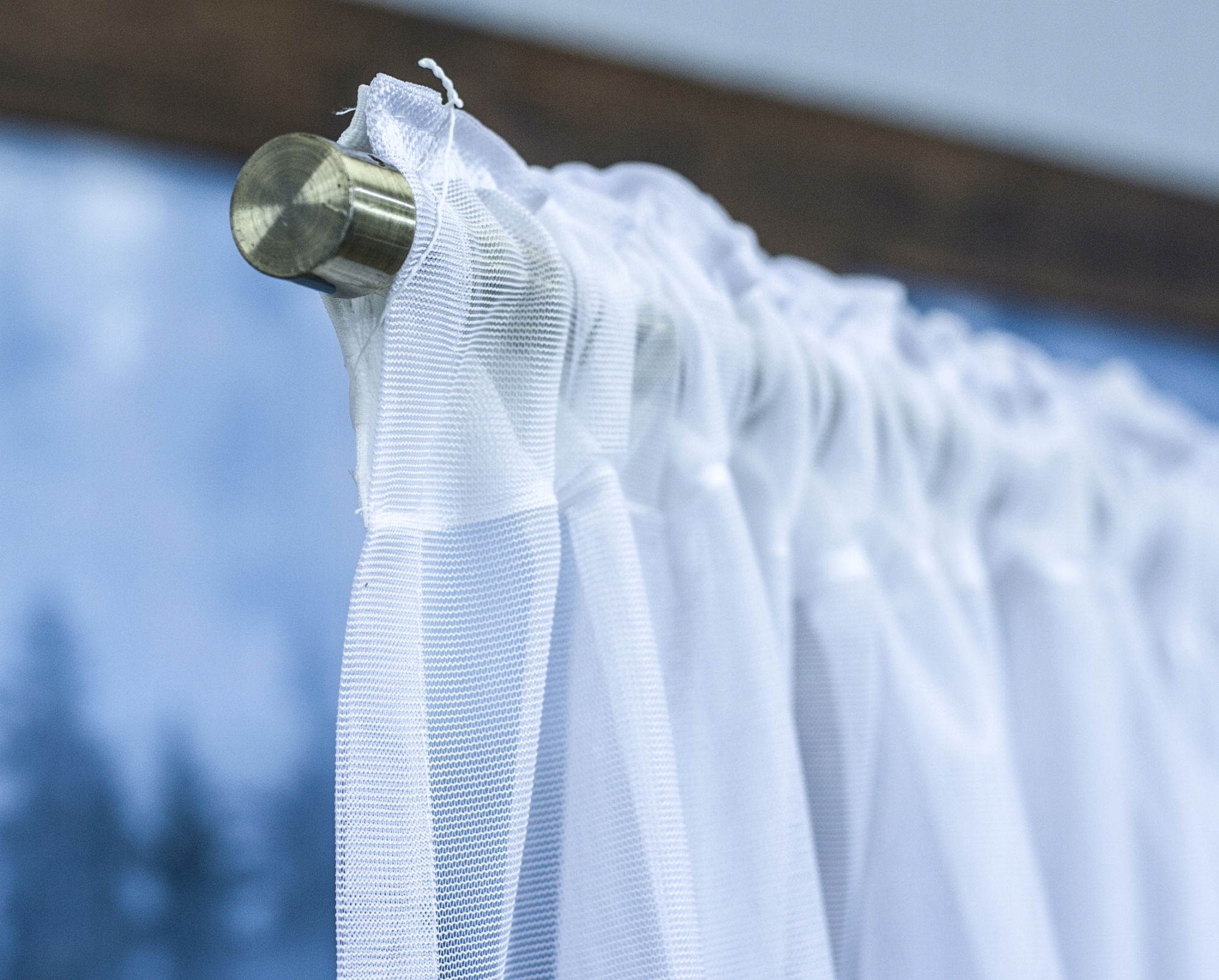 KOMPLET FIRAN ŻAKARDOWYCH Z TAŚMĄ FIRANA GOTOWA BIAŁA FIRANY GOTOWE 300X150 Marka Nav-Hess