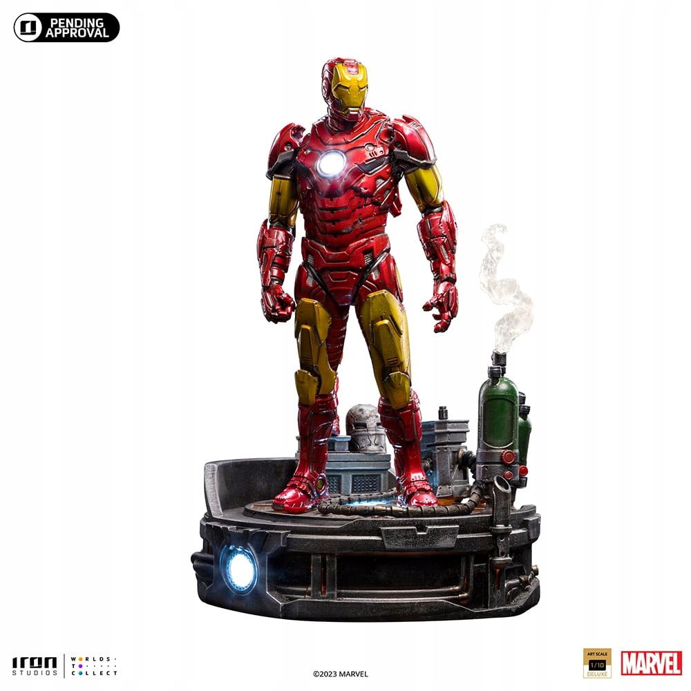 Marvel Iron Man Unleashed Umělecká socha v měřítku 1/10 23,1 cm