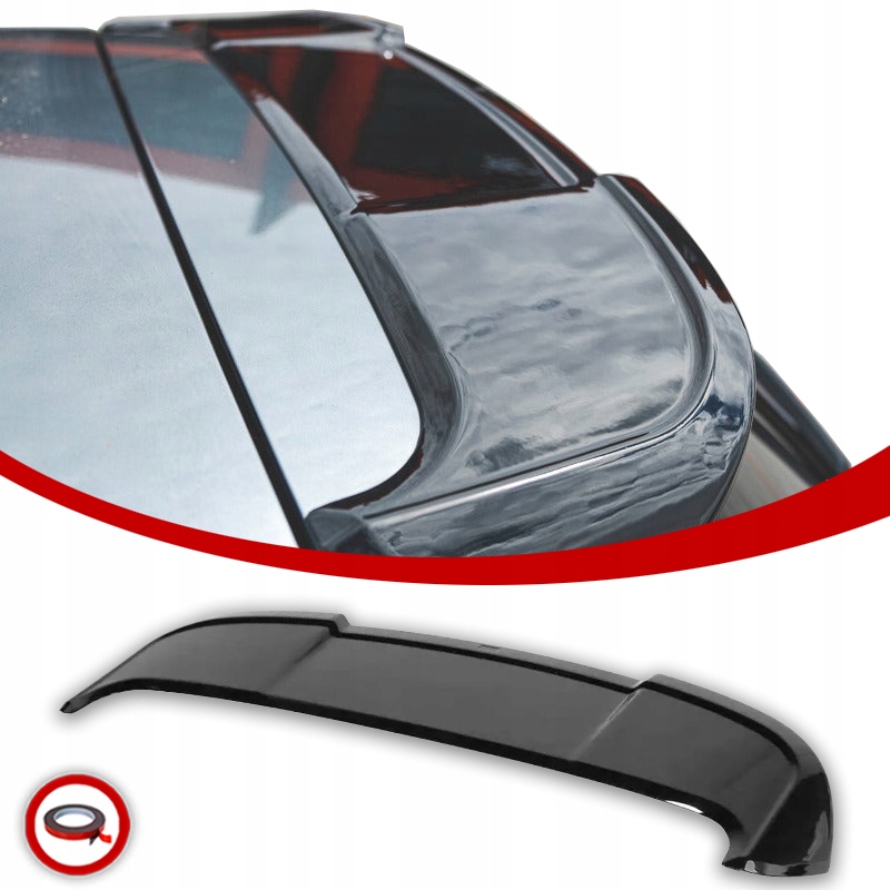 Letka Spoiler Audi A3 8V Hatchback 5 Dveří Krytka Černý Lesk