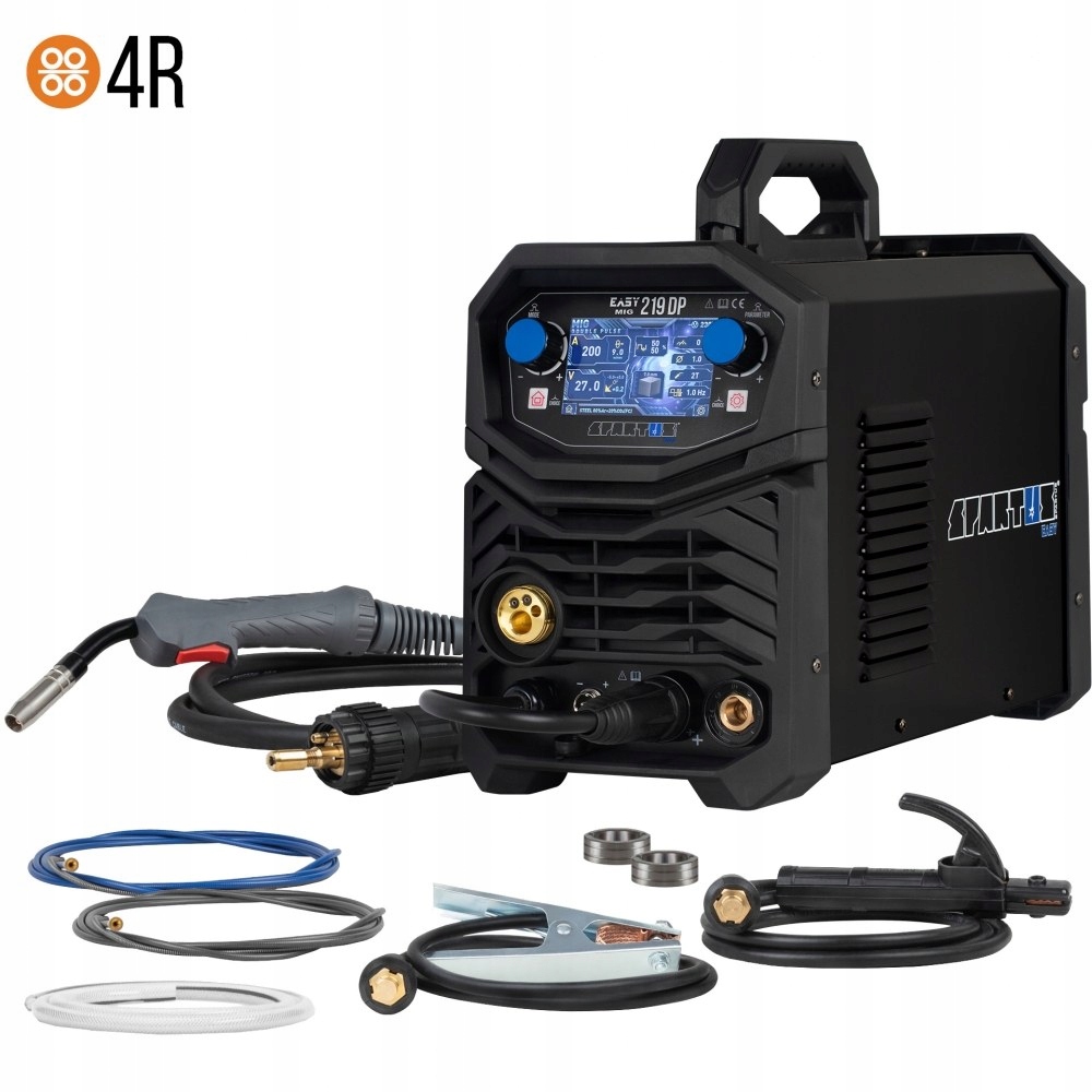 SPARTUS EASYMIG 219 PULS 4T 230V MIG TIG MMA PODAJNIK 4 ROLKOWY 4R