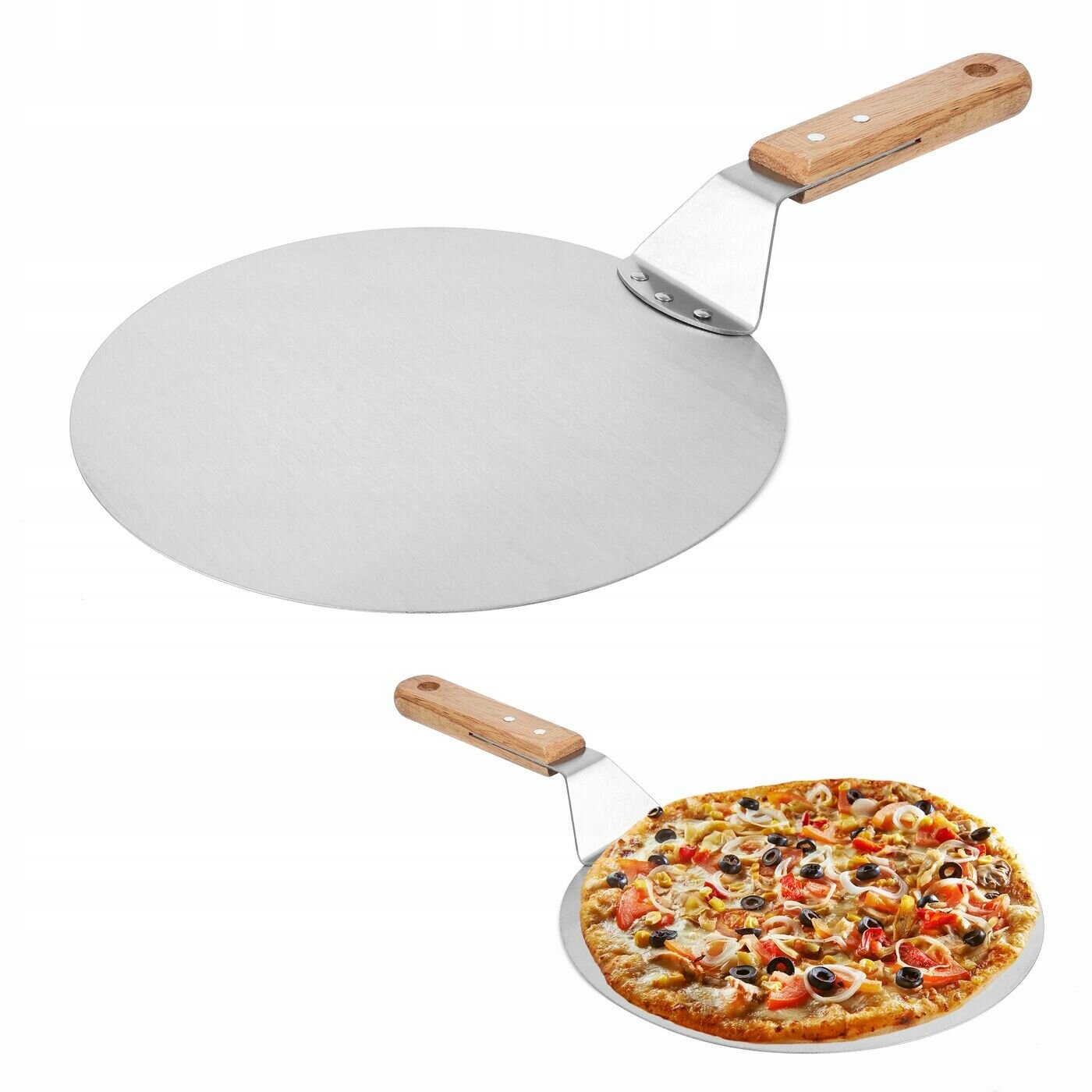 

Łopatka do pizzy ciasta chleba z rączką Tadar
