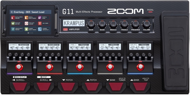 ZOOM G11 MULTIEFEKT GITAROWY PODŁOGOWY EAN (GTIN) 4515260022762