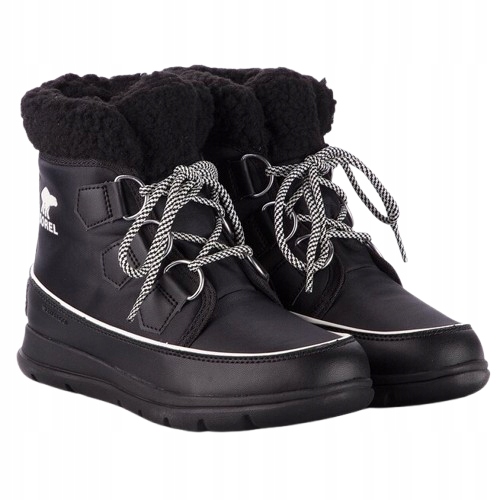 Sorel Dámské Černé Šněrovací Sněhule 39,5 6AC