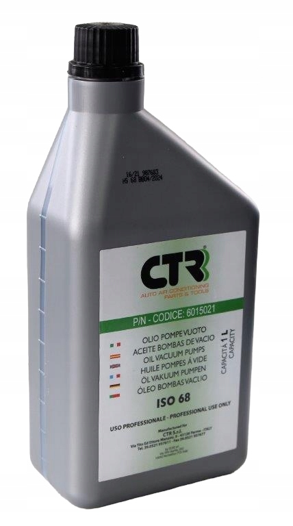 OLEJ POMPY PRÓŻNIOWEJ ISO68 CTR R134a NORDIK