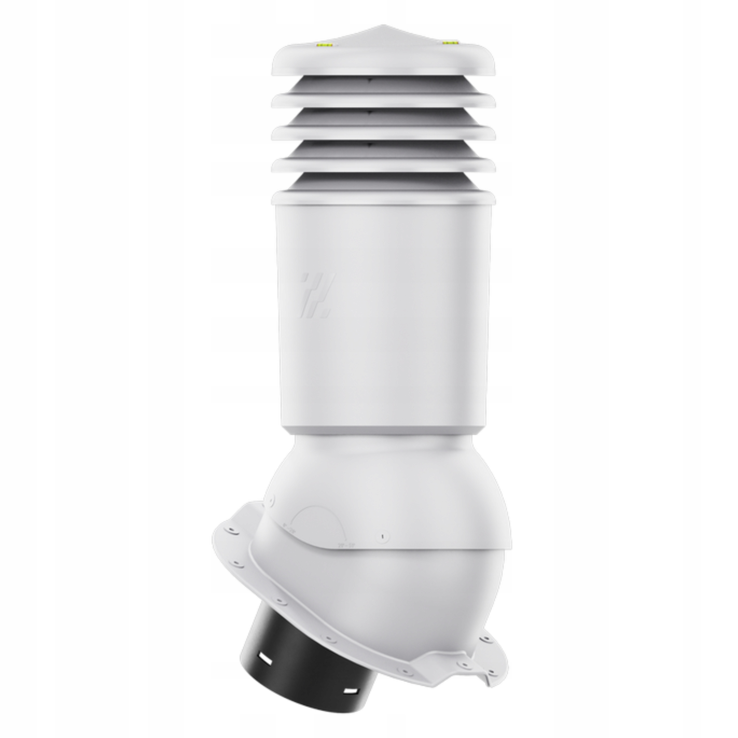 větrací komín Izolovaný HiVent fi150 pro Budmat Taira Světle Šedý 7036