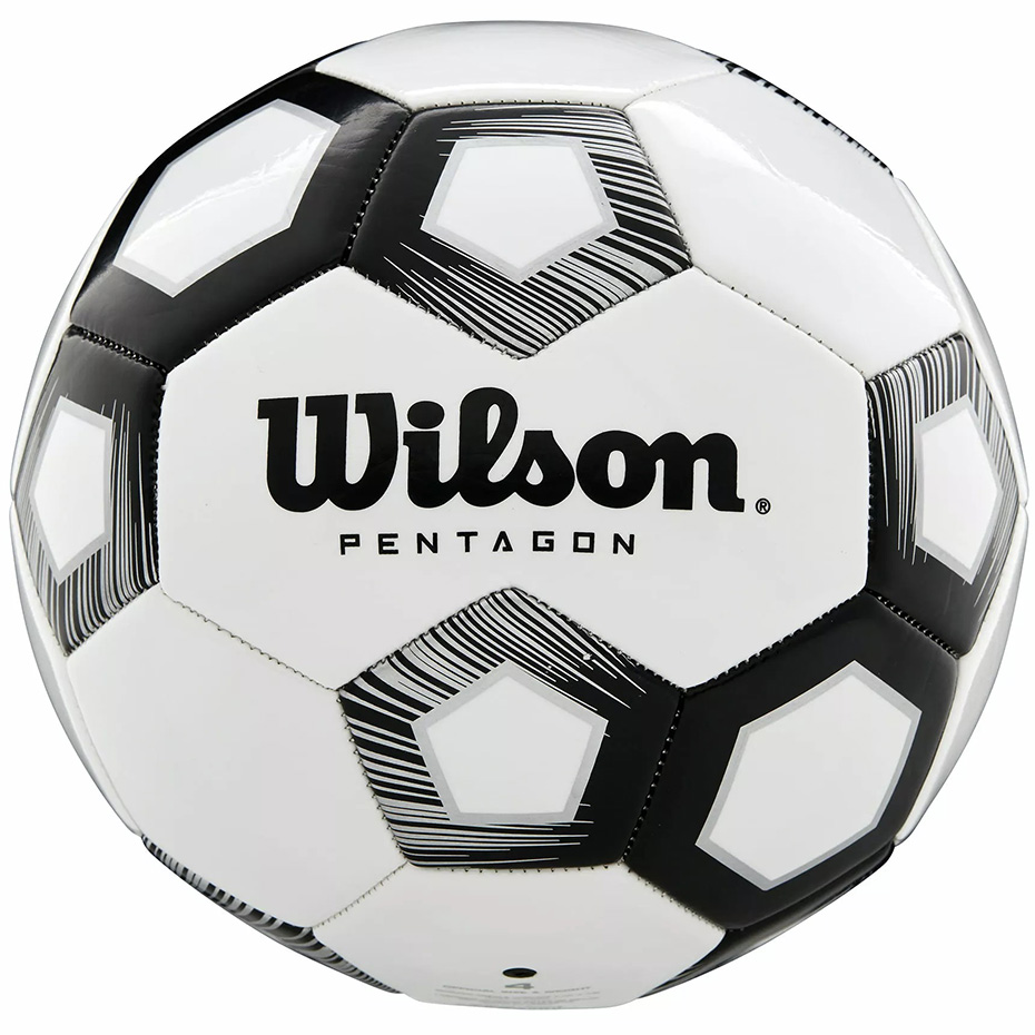 Piłka nożna Wilson Pentagon Sb Bl biało-czarna rozmiar 5