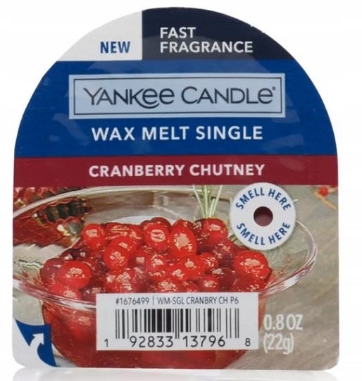 

Yankee Candle Wosk Wax Cranberry Chutney 22g