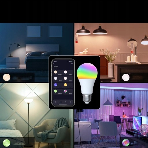 Żarówka LED ZIGBEE TUYA SMART 9W E27 RGB CCT Kod producenta DY-13DP