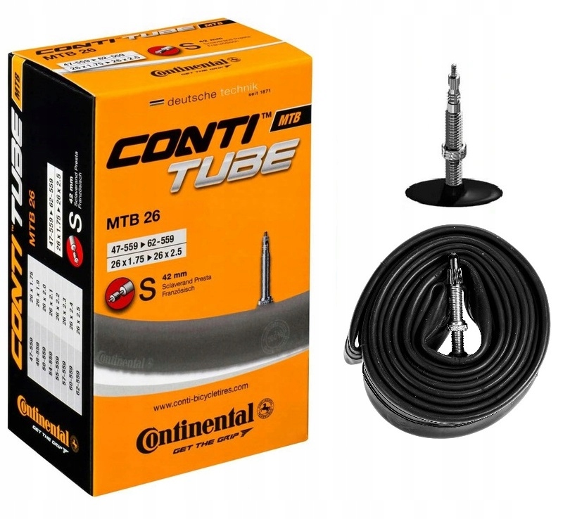 

Dętka Continental 26 Mtb 26x1,75-2.5 Sv Presta