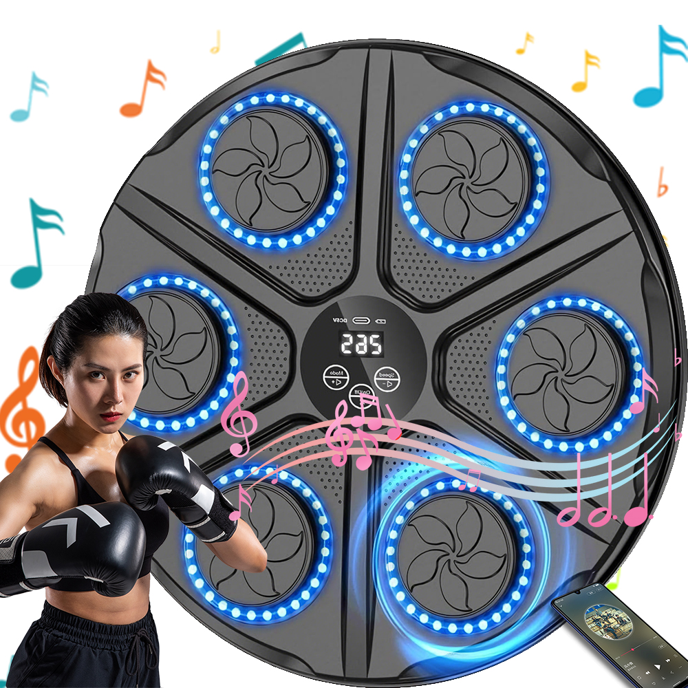Maszyna Do Boksu Muzycznego Reakcja Refleksu Smart Trening Bluetooth Led