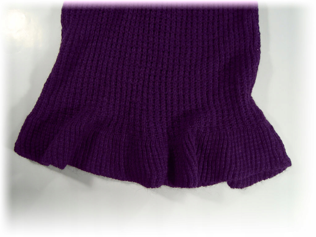 SUKIENKA WŁOSKA CIEPŁA TUNIKA SWETER GOLF SZALOWY Rękaw bez rękawów