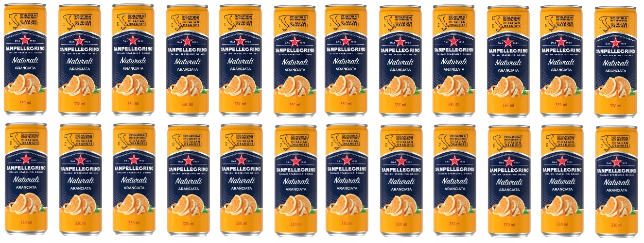 24x 330ml Sanpellegrino Naturali Aranciata Zgrzewka