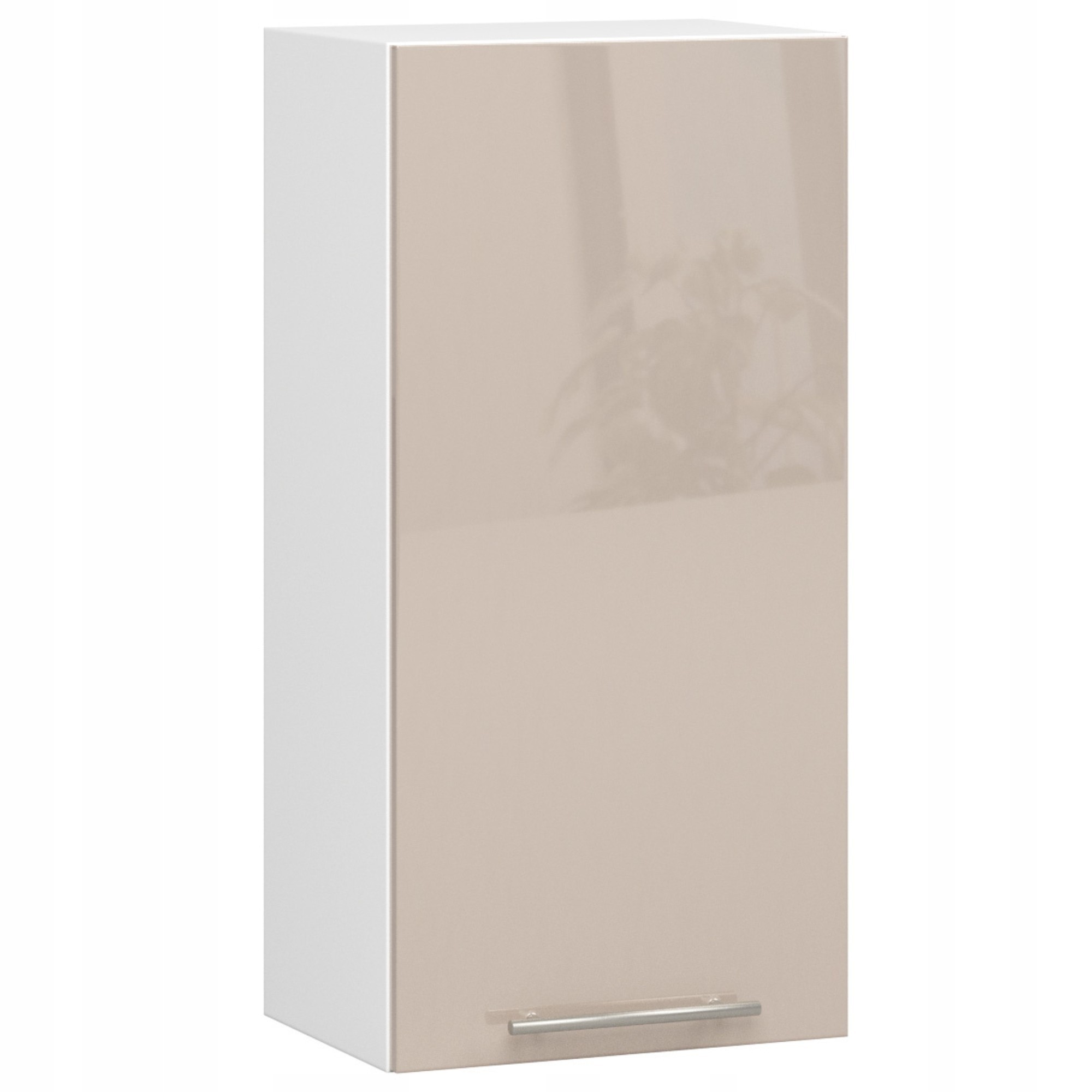 Závesná Kuchynská Skrinka Olivia W 40 cm Biela-cappuccino Lesklá H720 Akd