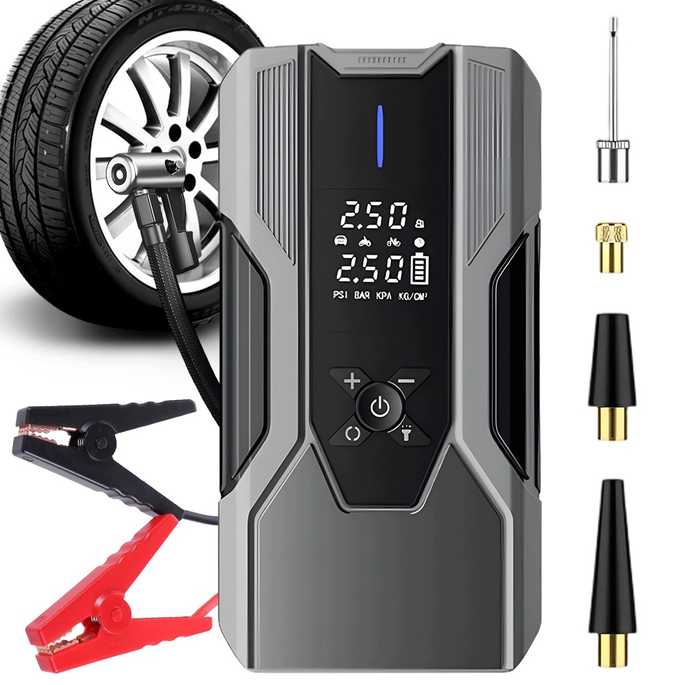 Jump Starter 8000A Startovací Powerbanka 12V Pro Usb Auto A Led Svítilna