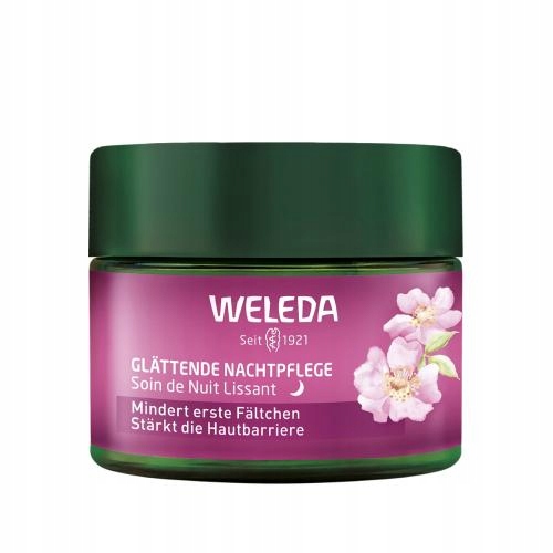 Weleda, vyhlazující noční krém s divokou růží a bílým čajem, 40 ml 1 ks
