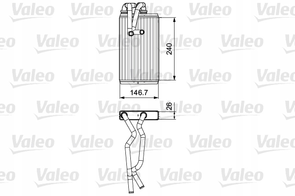 VALEO NAGRZEWNICA Producent części Valeo