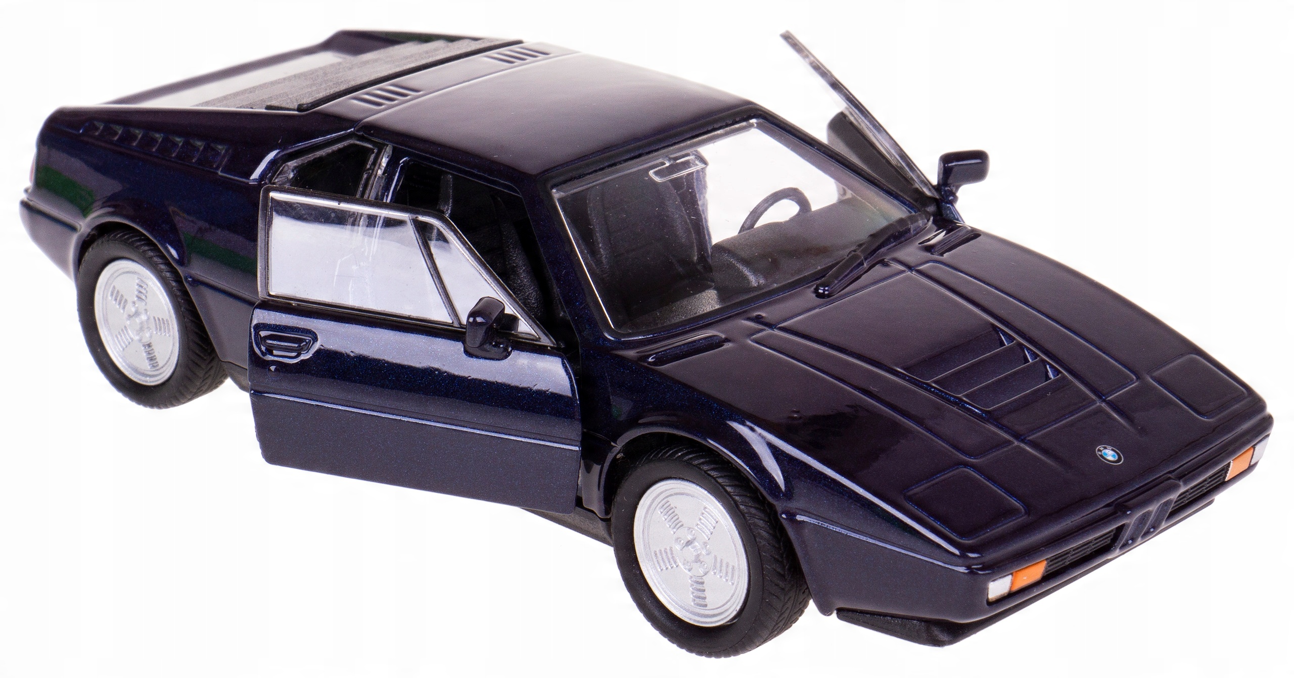

Bmw M1 Model Metalowy Welly 1:34 Granatowy