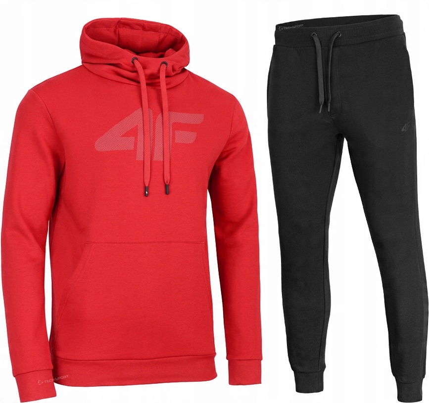 

4F Męski Dres Bawełna Komplet Bluza Spodnie / M