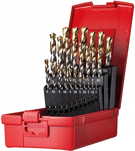 Sada vrtáků 1-13 mm x 0,5 A002 v krabičce 118G typ N 4xD 25-dílná Dormer