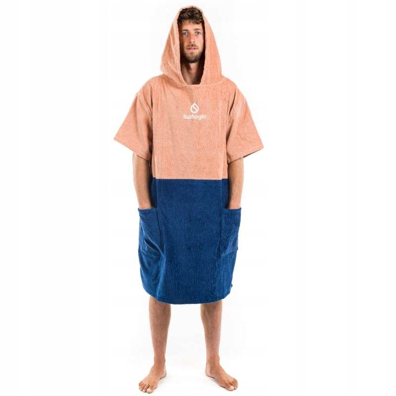 Poncho Surf Logic Tile Navy