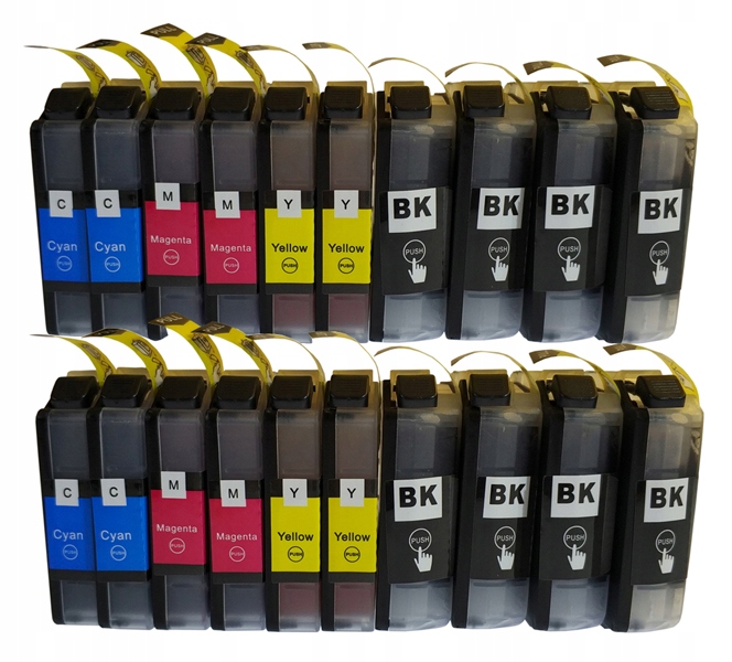 

20x Tusze do Brother LC123 DCP-J245 DCP-J552DW