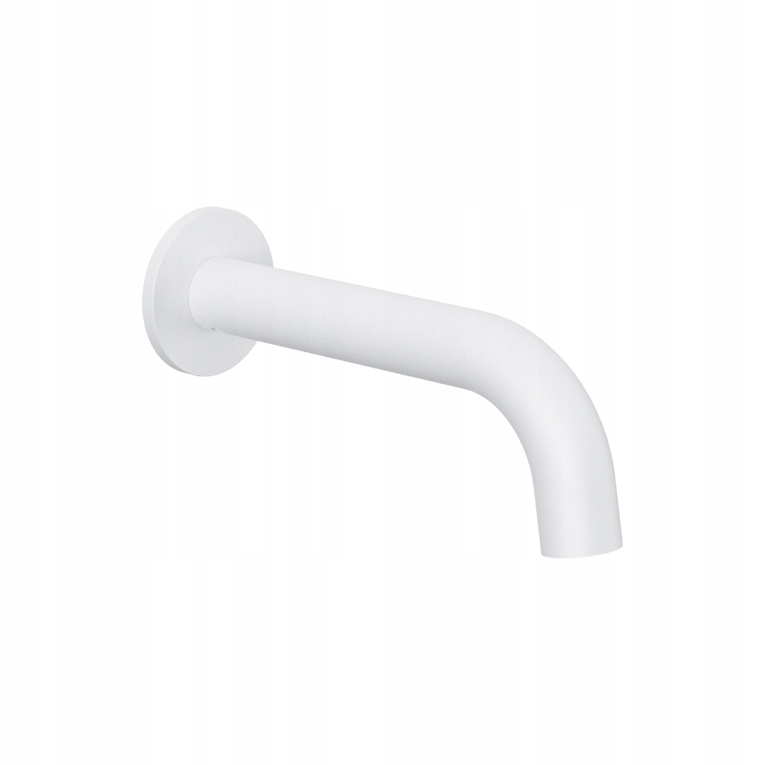 Podomítková vanová výpusť Delta Pi, bílá matná, 185 mm výložník