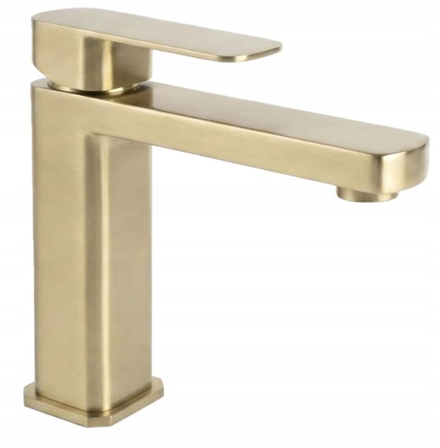 Umývadlová Batéria Arlo Zlatá Brúsená Nízka Rea