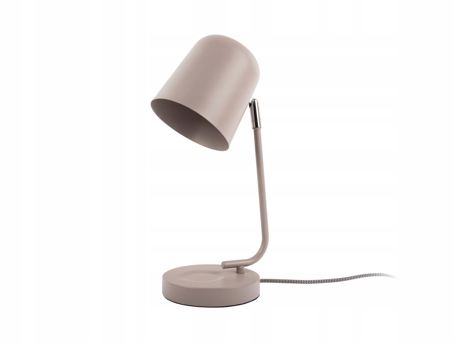 Regulovatelná Kovová Béžová Stolová Lampka Klasická Na Stôl s výškou 38,5 cm