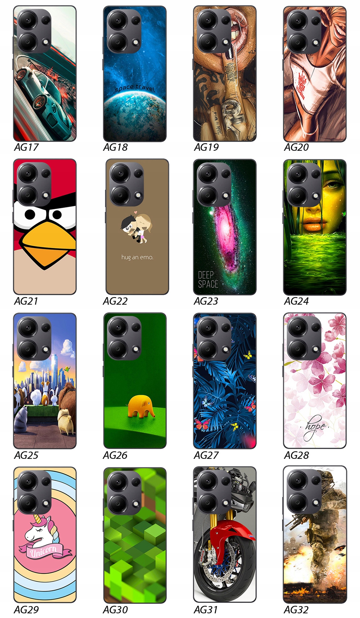 Etui FOTO Case OBUDOWA Plecki Pokrowiec do Xiaomi Redmi Note 13 Pro 4G Dedykowany model Redmi Note 13 Pro 4G