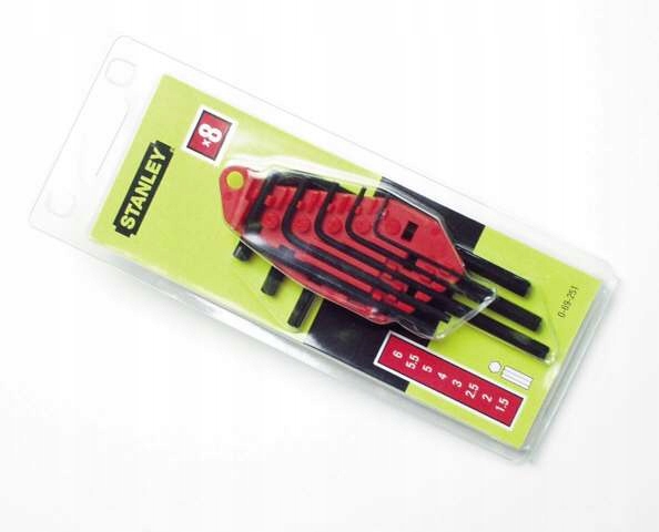 STANLEY KLUCZE IMBUSOWE 8szt S0-69-251